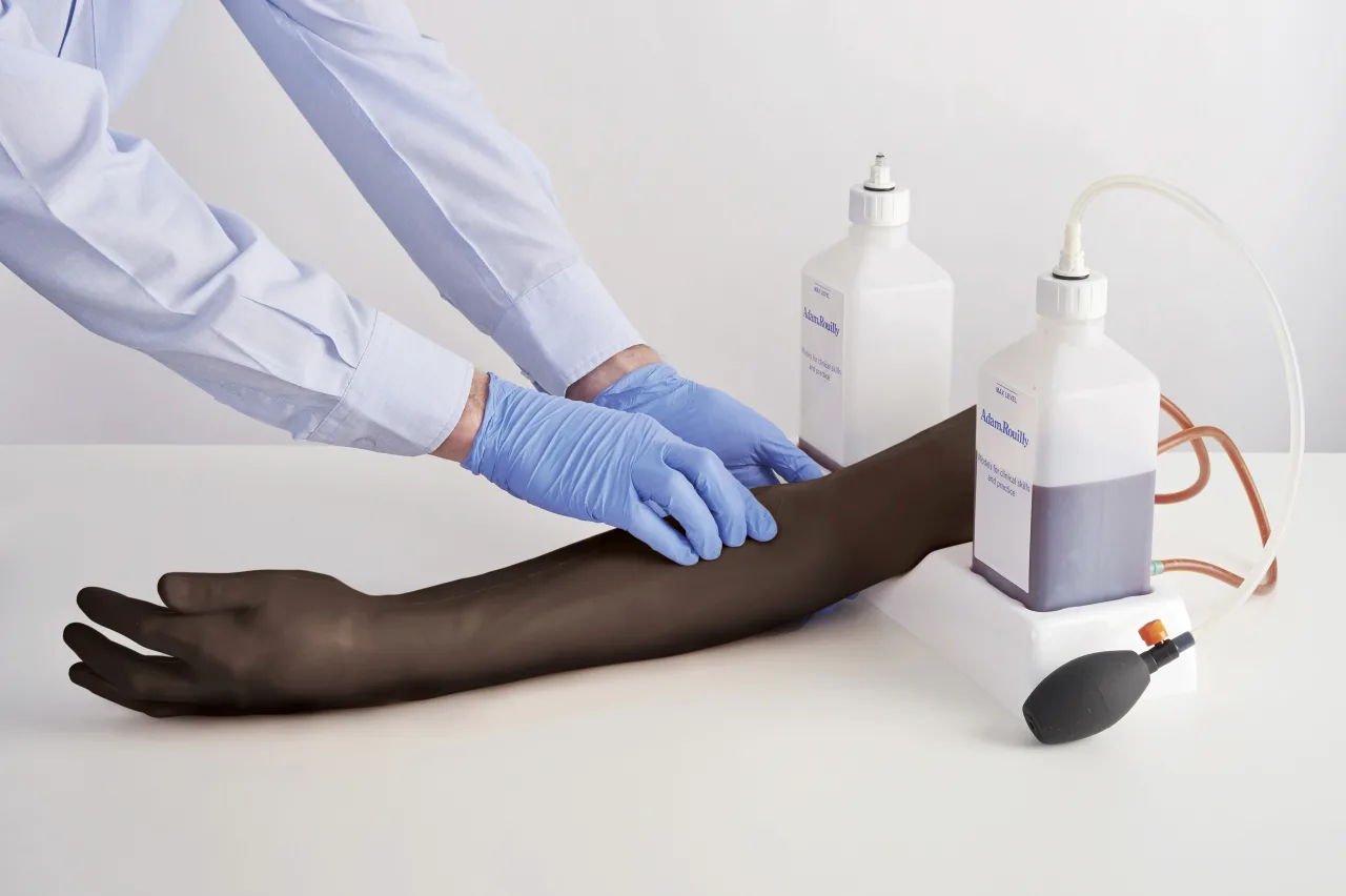Venepuncture, Cannulation, Infusion & Injection Arm, Dark