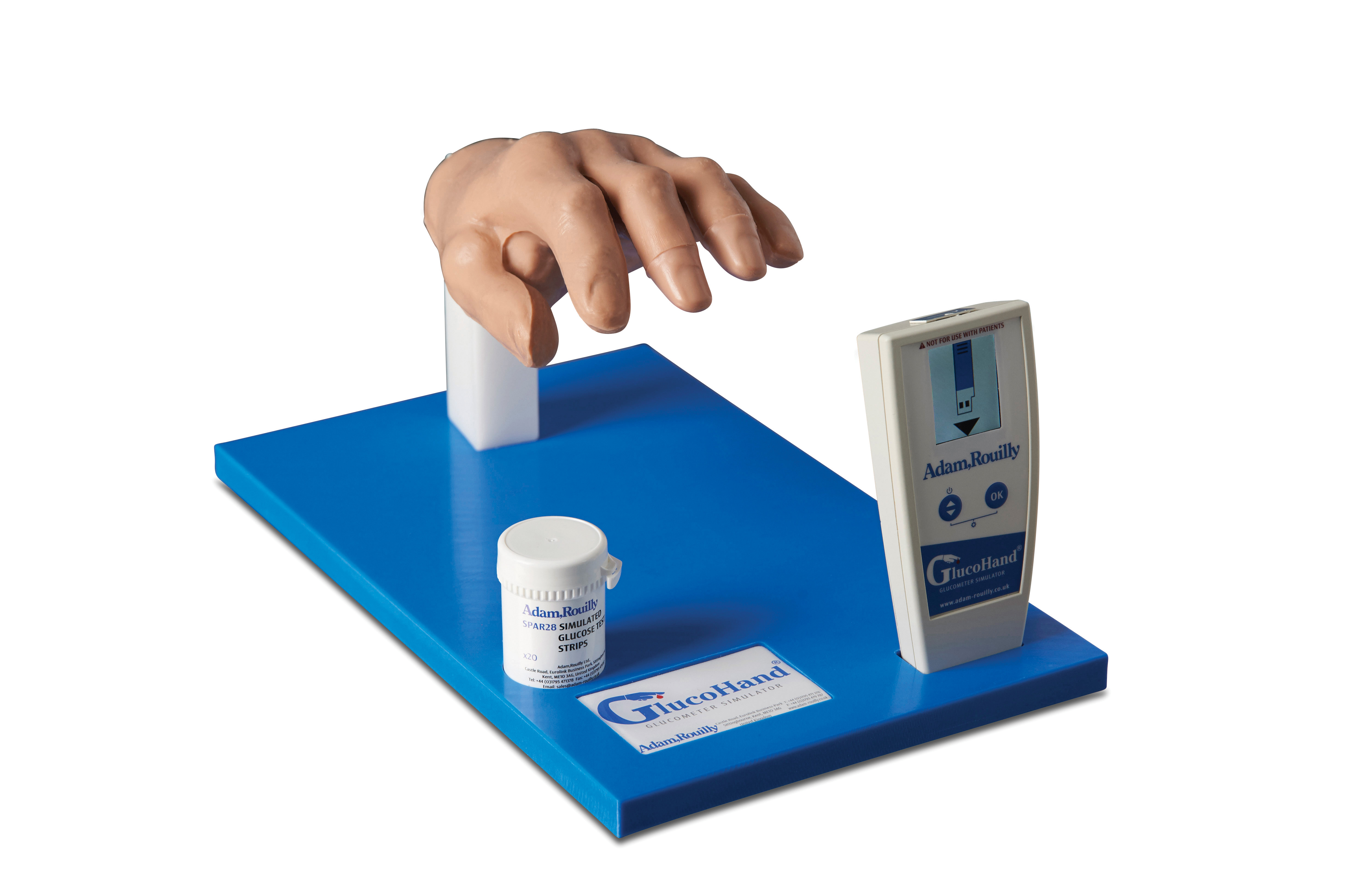 Glucohand® – Digital Glucometer Simulator, Light