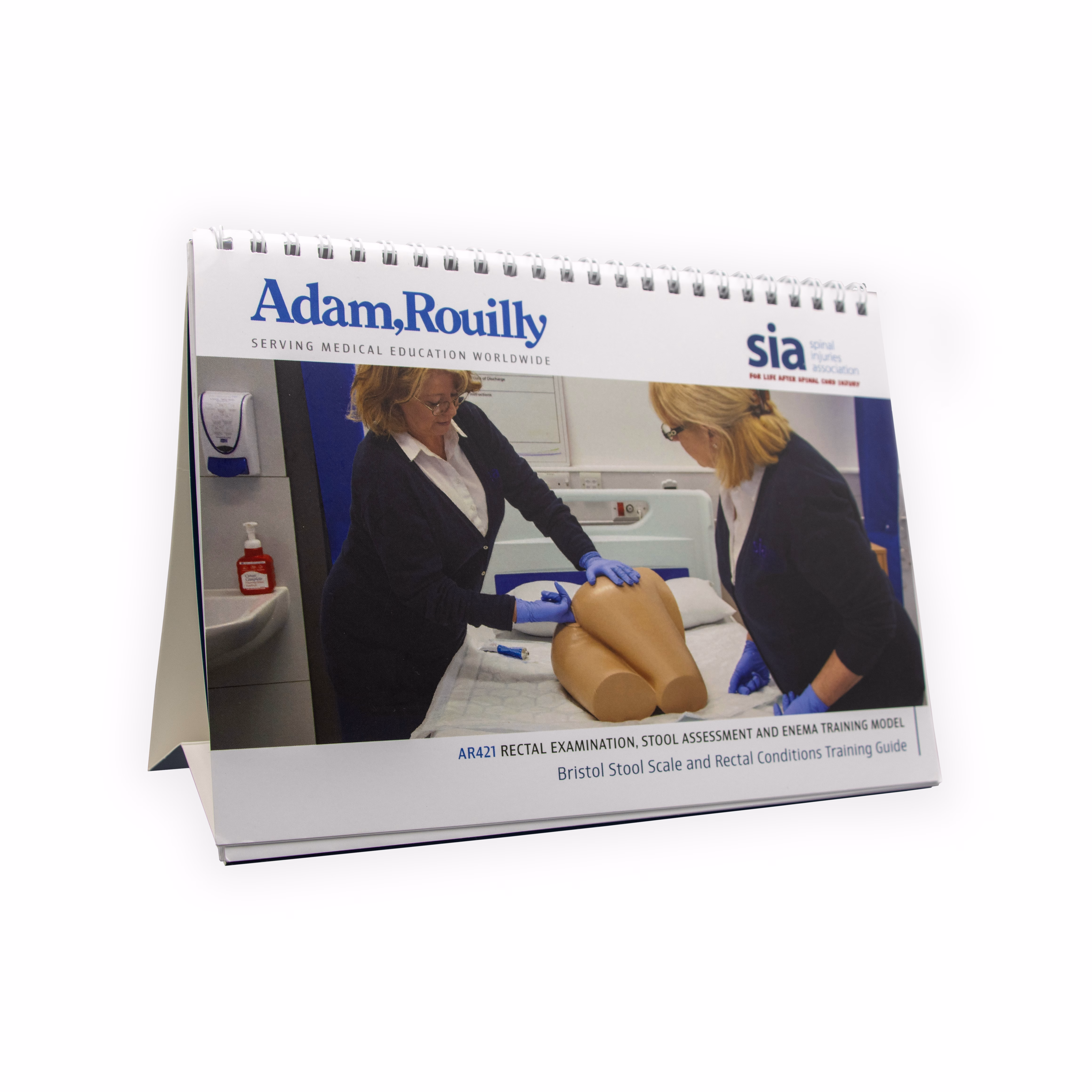 Flip Style Guide With Bristol Stool Scale and 13 Photographic Rectal Conditions