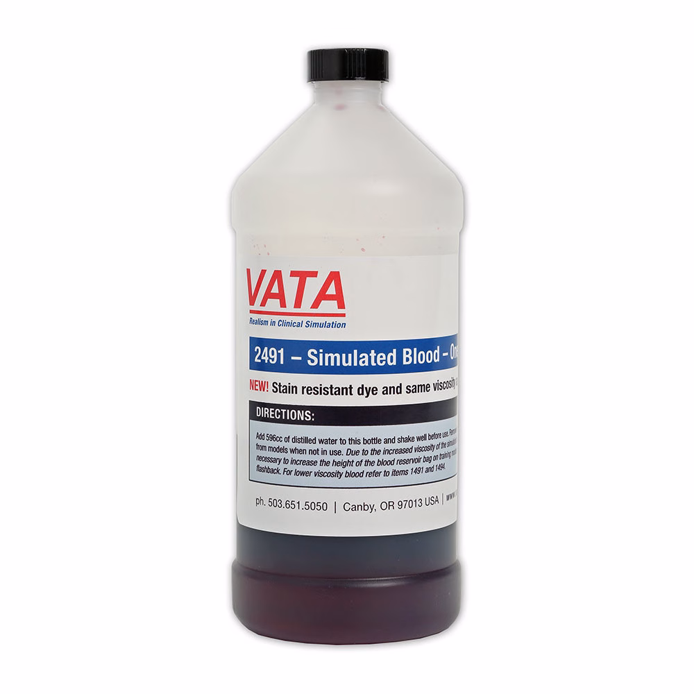Simulated Blood 1 Liter – Viscosity Similar to Real Blood