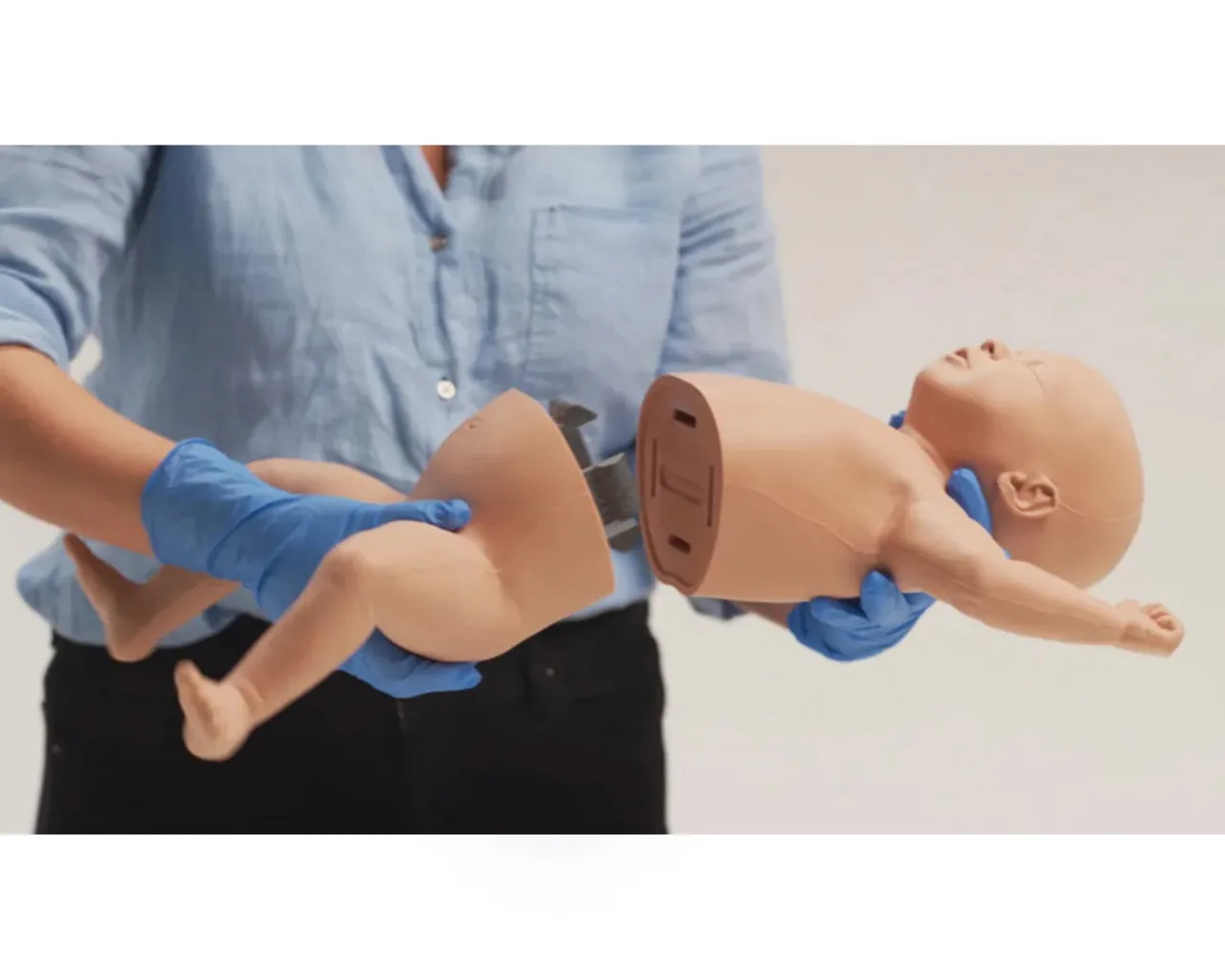 Infant Hip Examination Trainer, Dark
