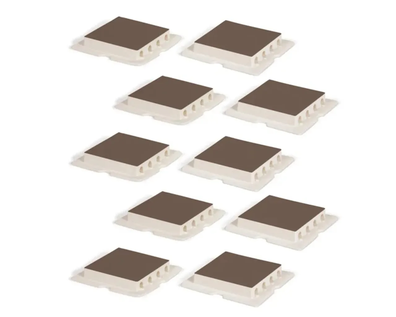 Standard Chest Drain Pads, Dark (Pack of 10)