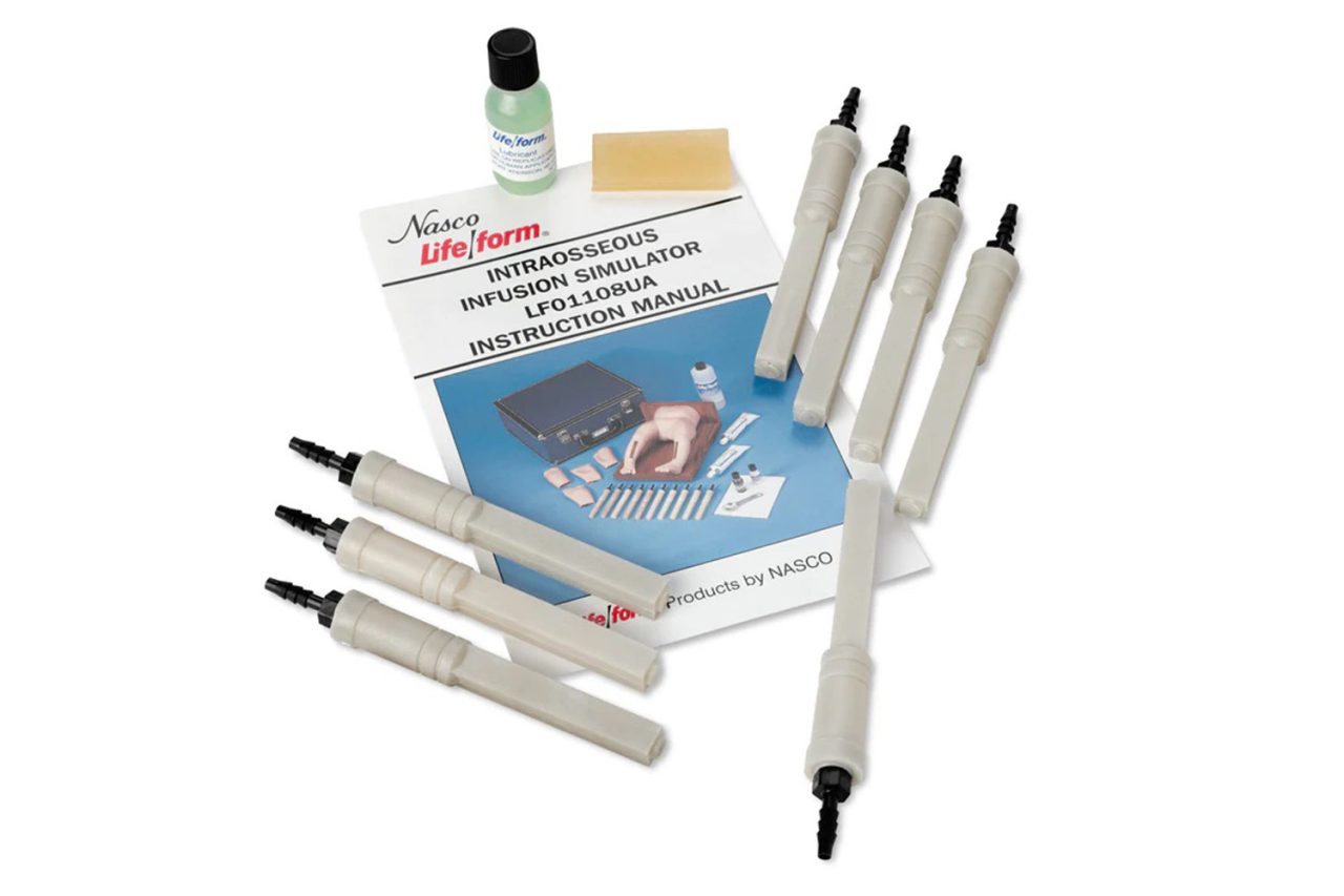 Infant Intraosseous Infusion Simulator Package includes AN1109 Bone Kit