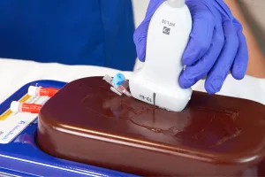 Ultrasound Simulator with 4 Central Lines, Dark