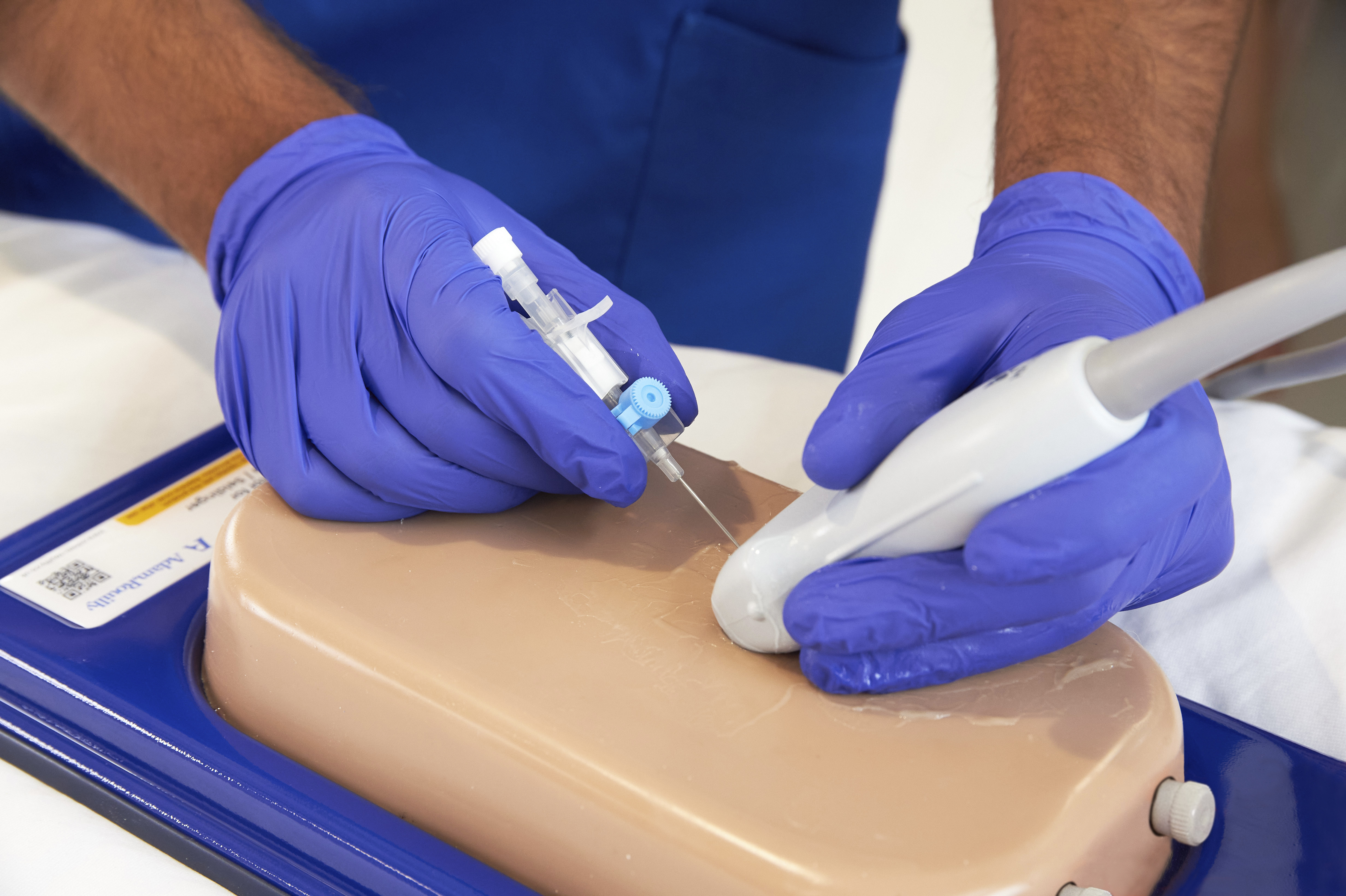 Ultrasound Simulator with 4 Central Lines, Light