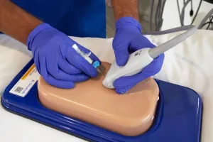 Central Access Ultrasound Simulator with Aneurysms, Light