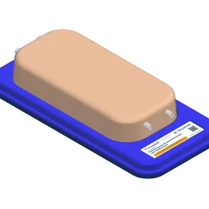 Central Access Ultrasound Simulator with Calcifications, Light