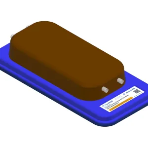 Central Access Ultrasound Simulator with Calcifications, Dark