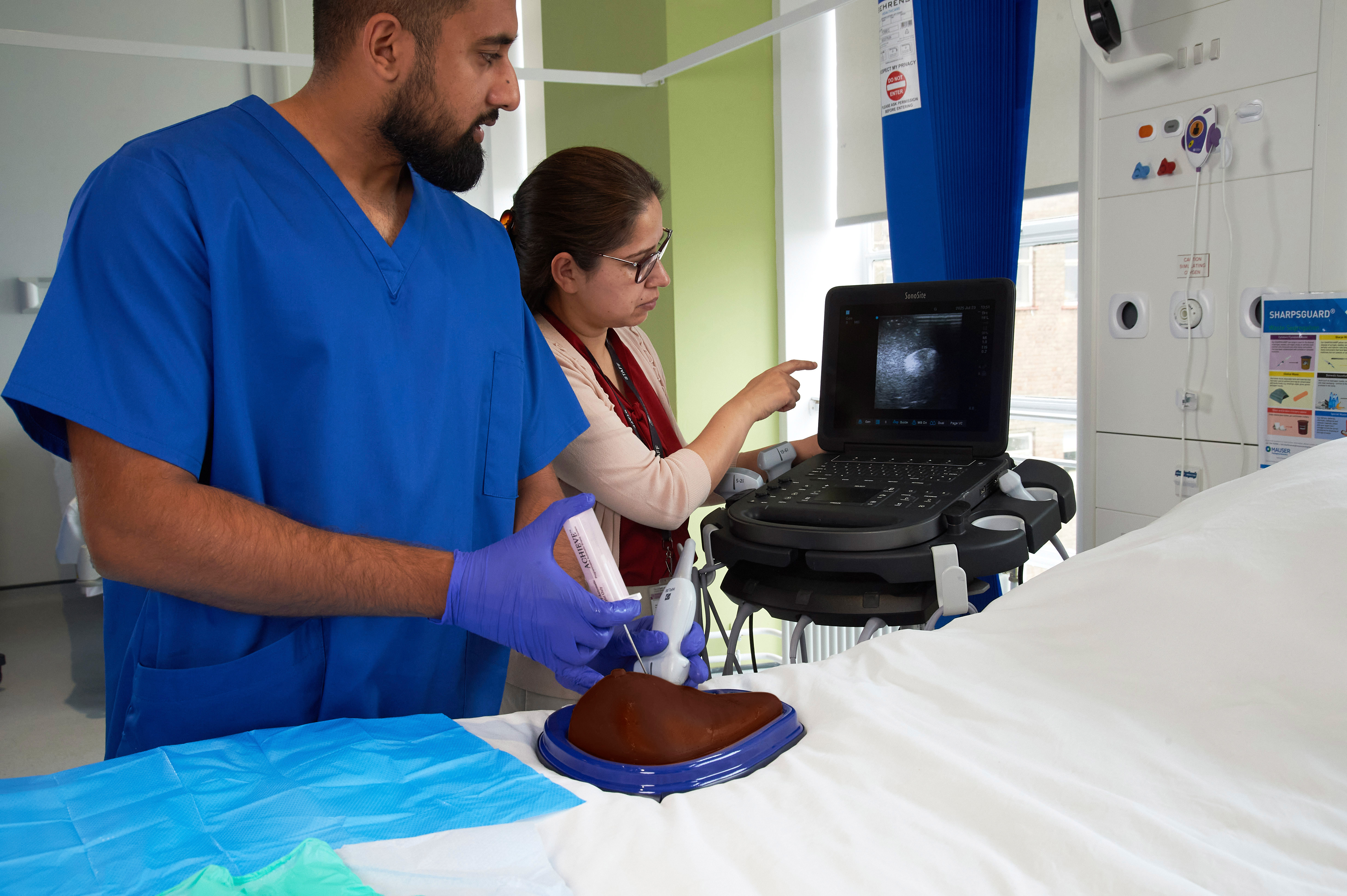 Ultrasound Simulator with Breast Pathologies/Biopsy, Dark