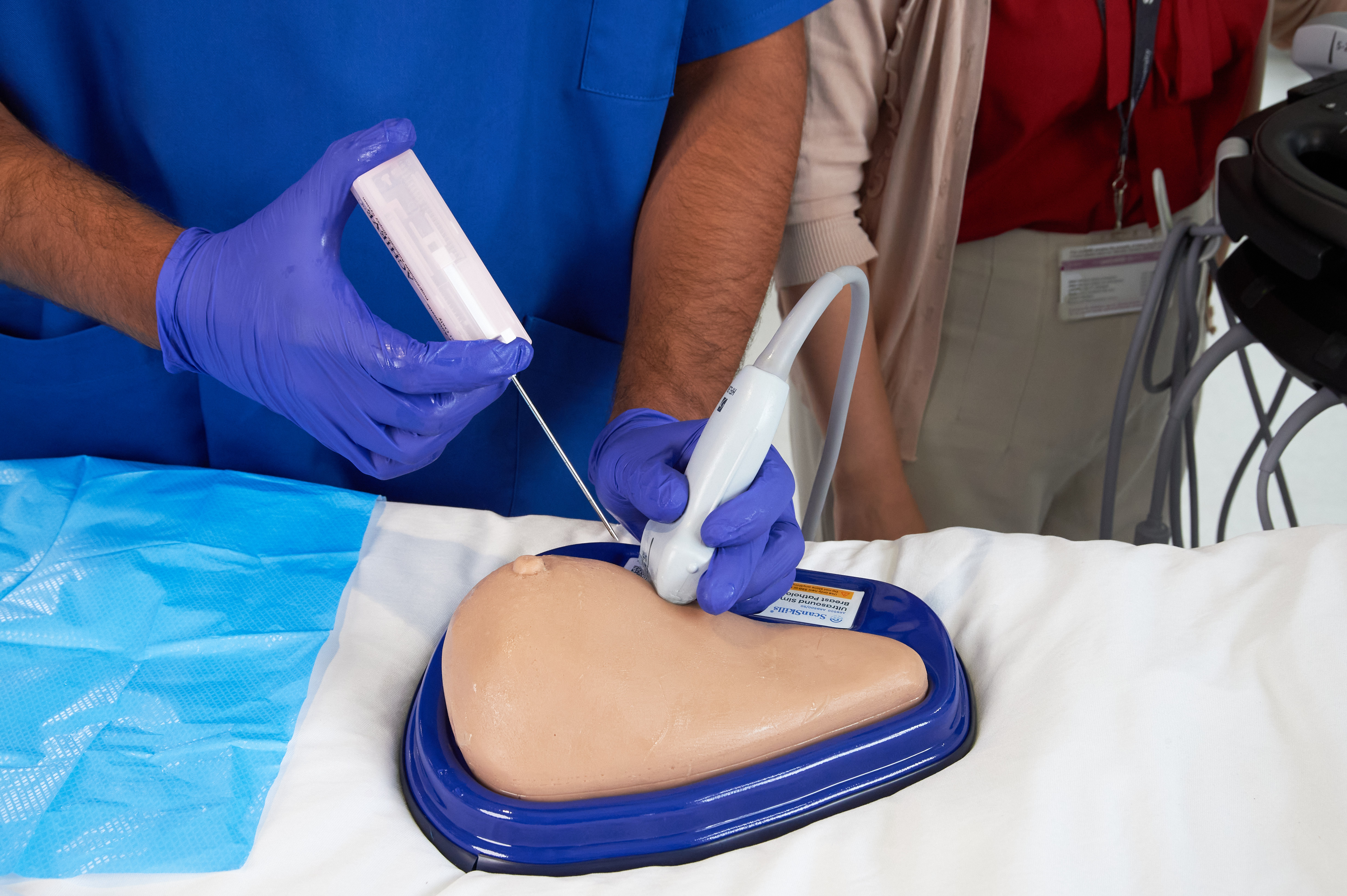 Ultrasound Simulator with Breast Pathologies/Biopsy, Light