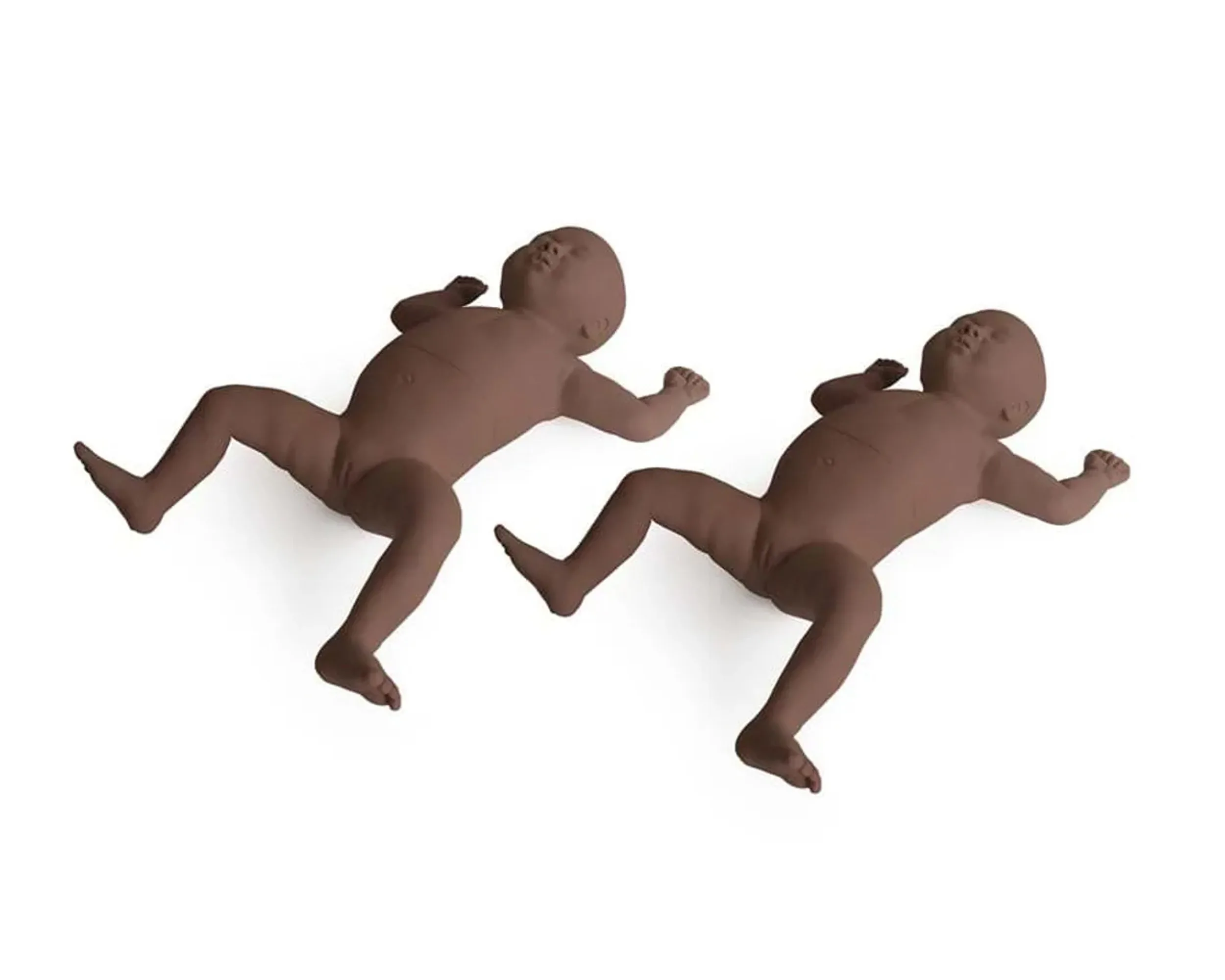 Infant Hip Examination Trainer, Dark (2 Baby Pack)