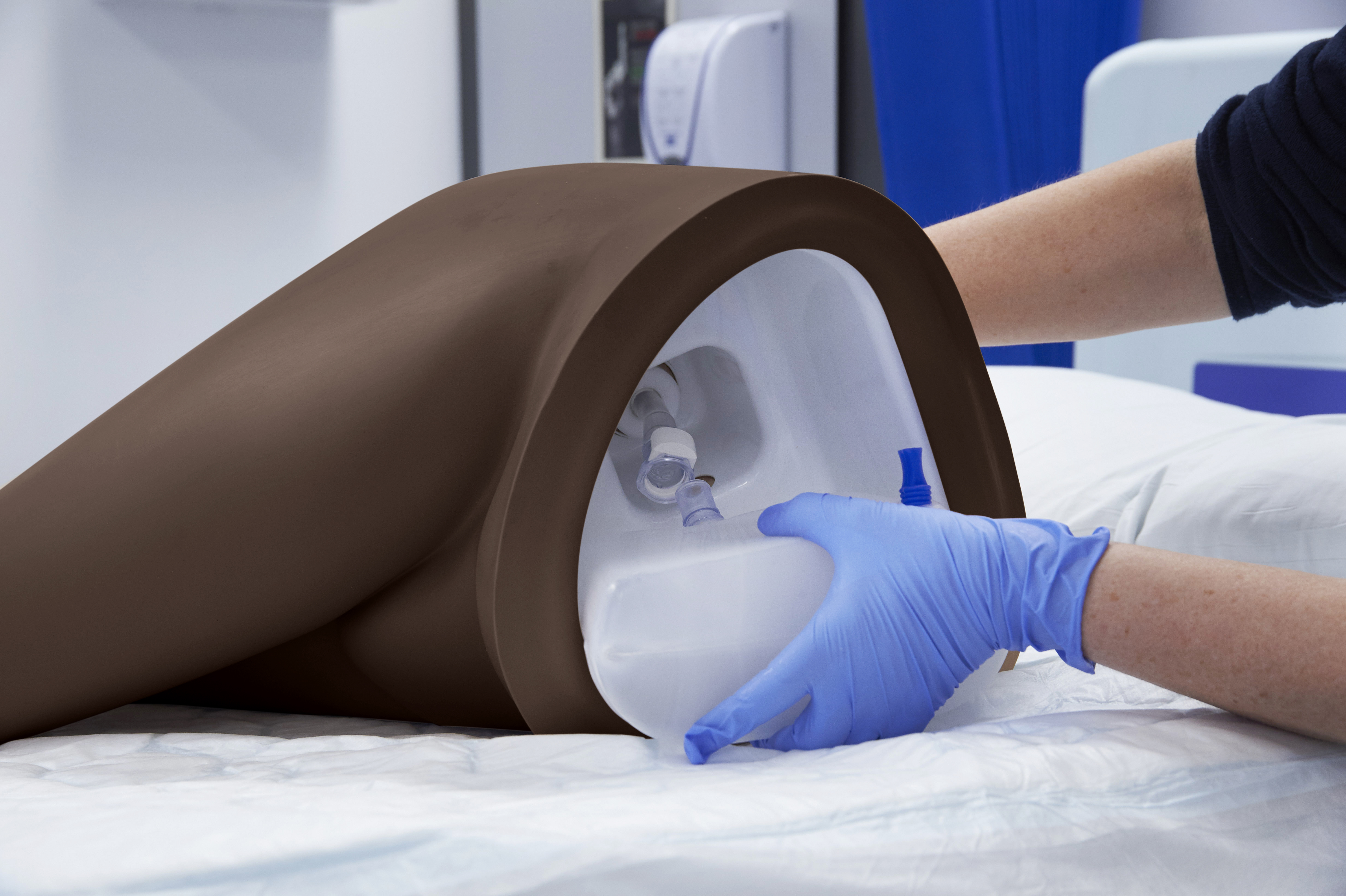 Rectal Examination, Stool Assessment and Enema Training Model, Dark