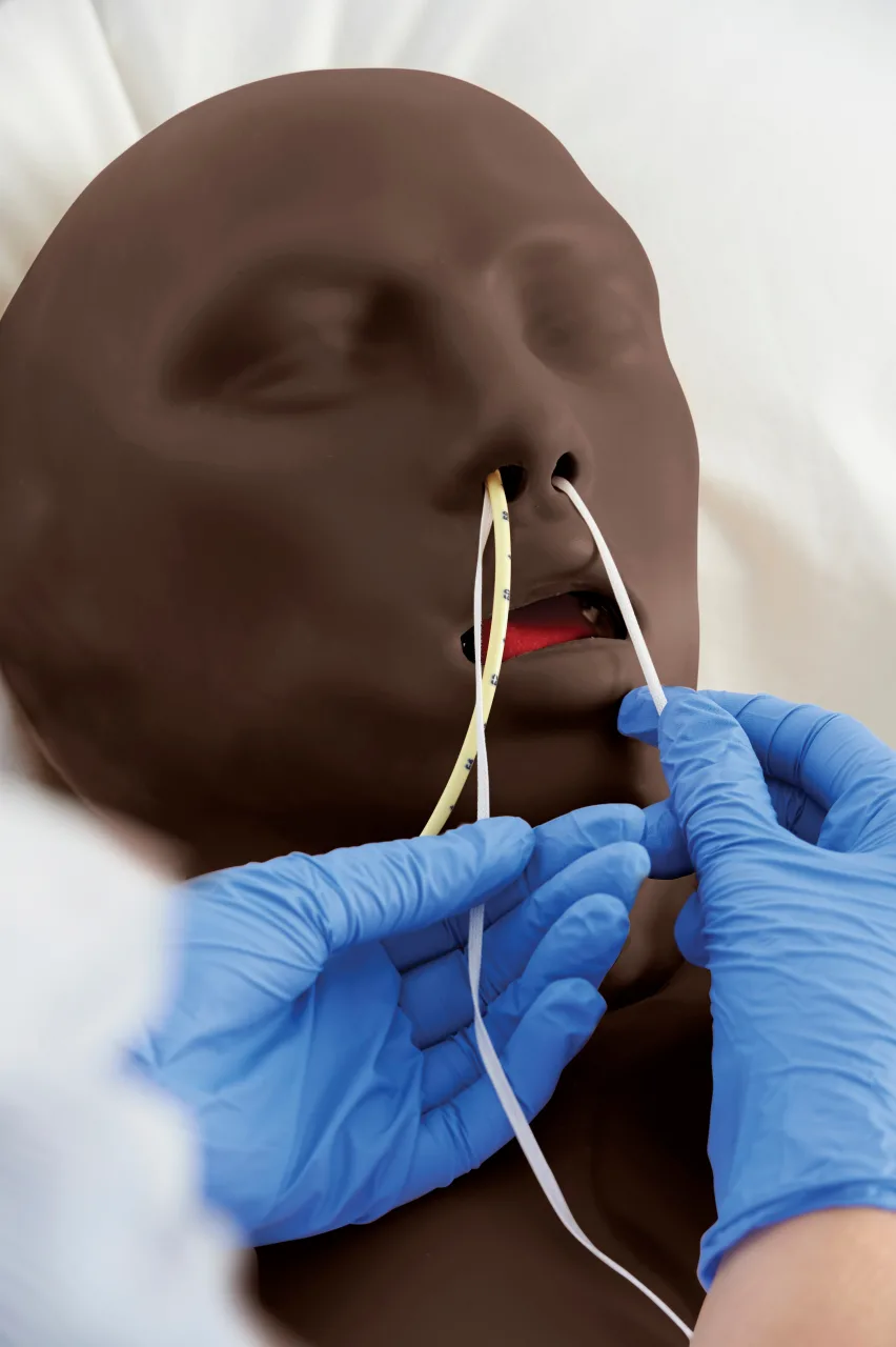 CorMan® - Adult Nasogastric/Nasojejunal Feeding Trainer, Dark