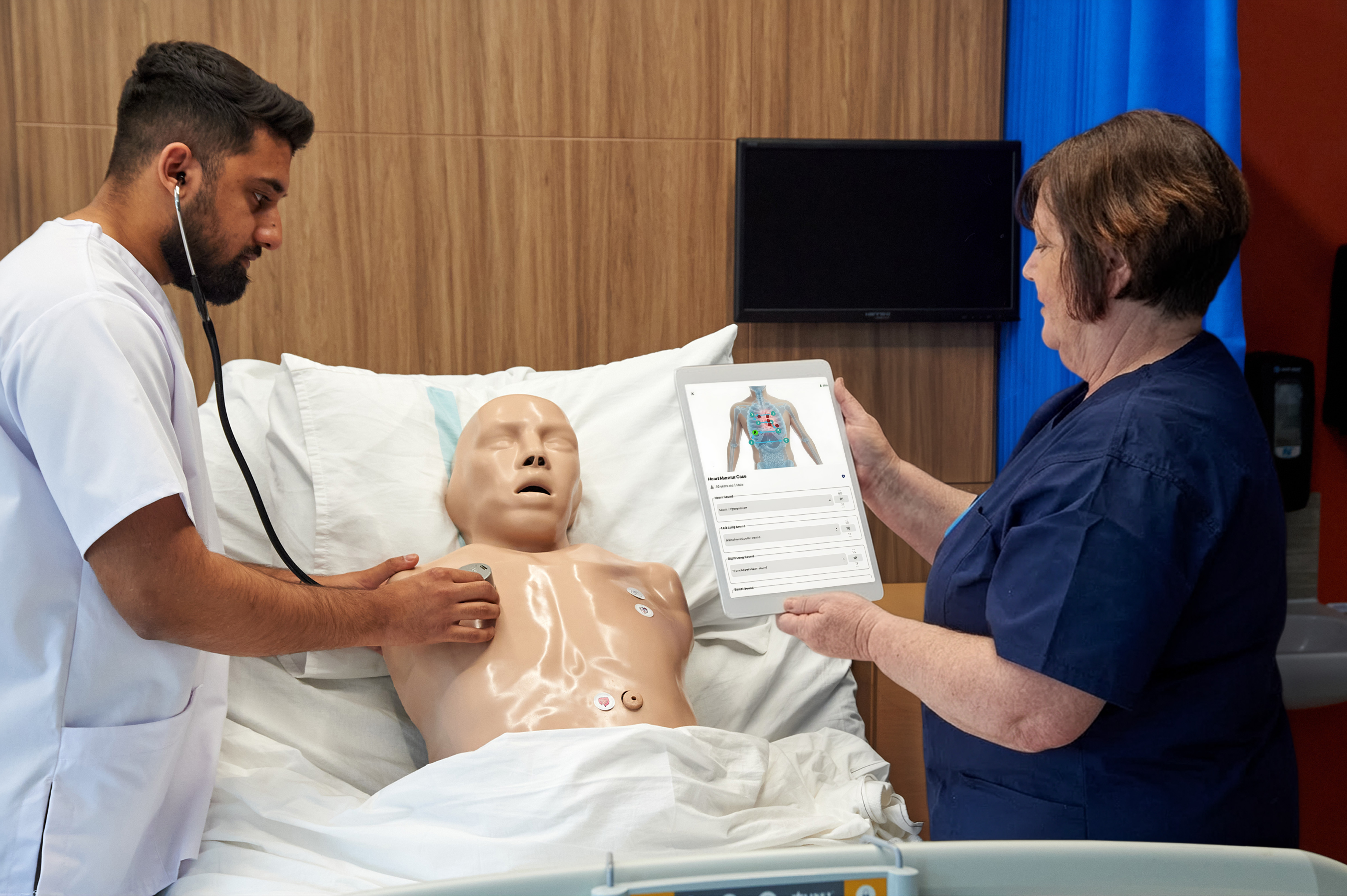 SimClever™ Mobile Auscultation Bundle Pack of 4