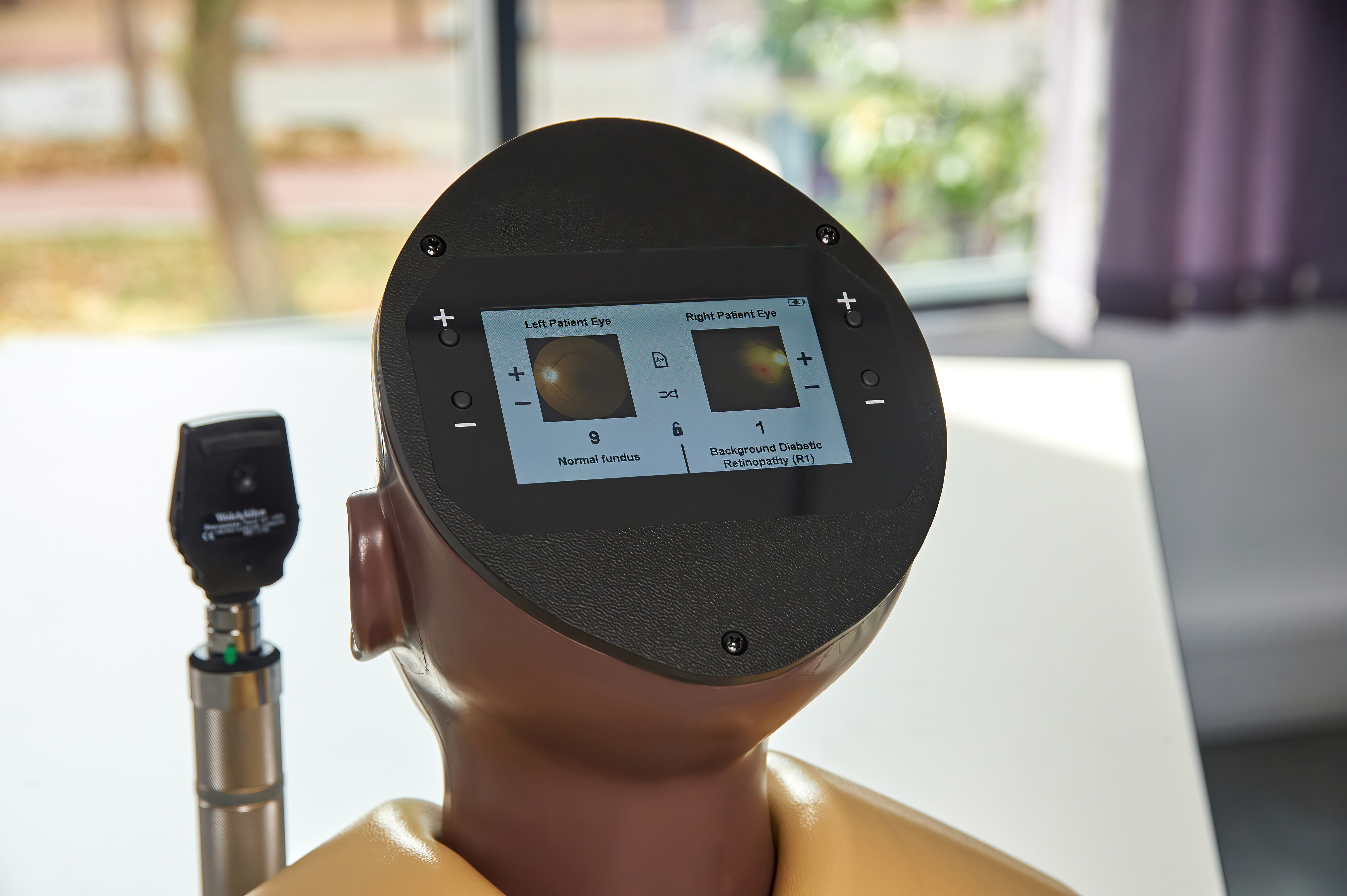 Enhanced Digital Eye Examination/Retinopathy Trainer, Dark