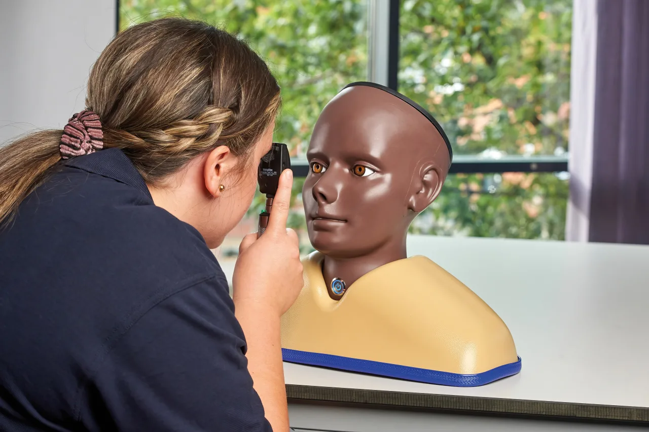 Enhanced Digital Eye and Ear Examination Trainer Set, Dark