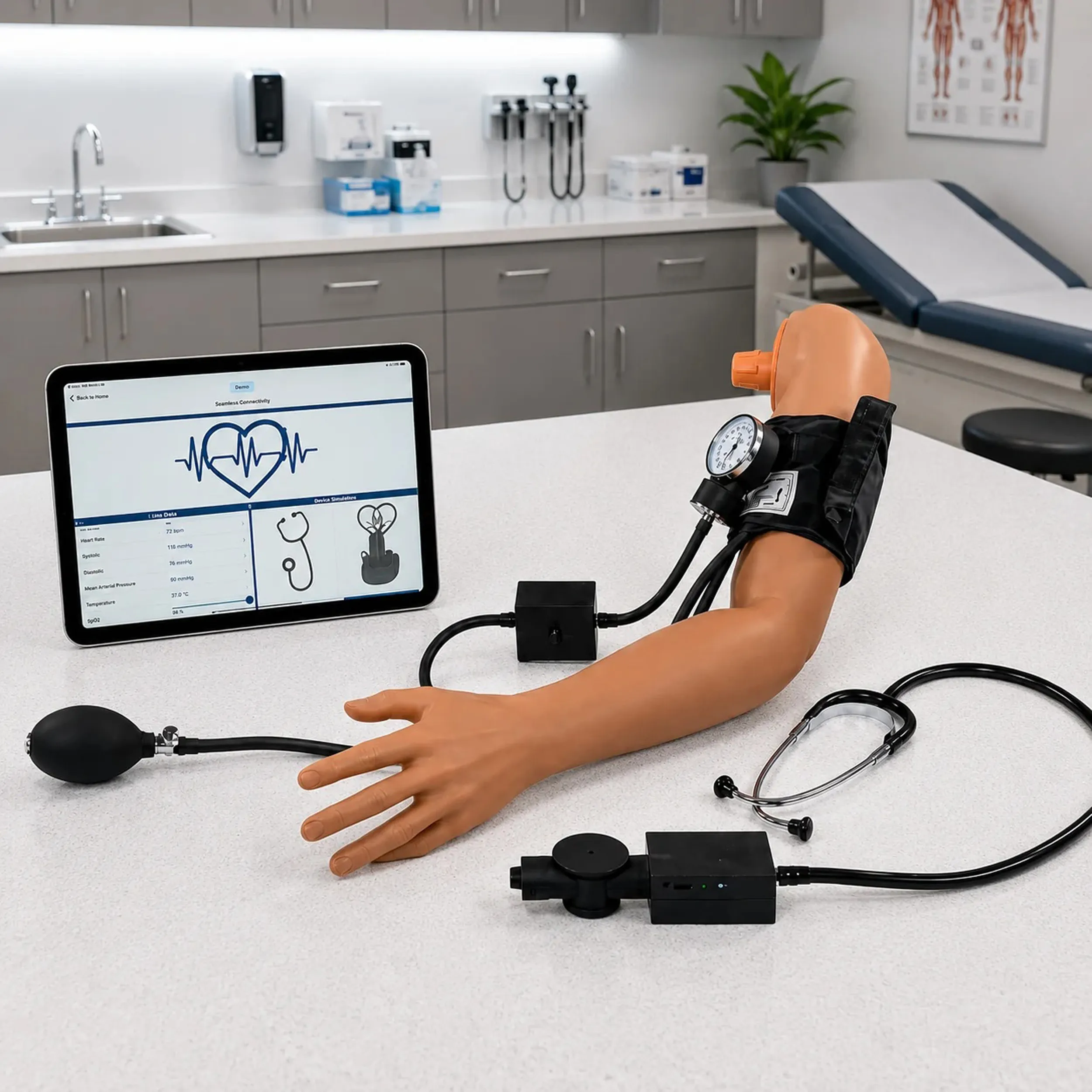GERi/KERi Blood Pressure Arm 2.0 – with iPad, Medium