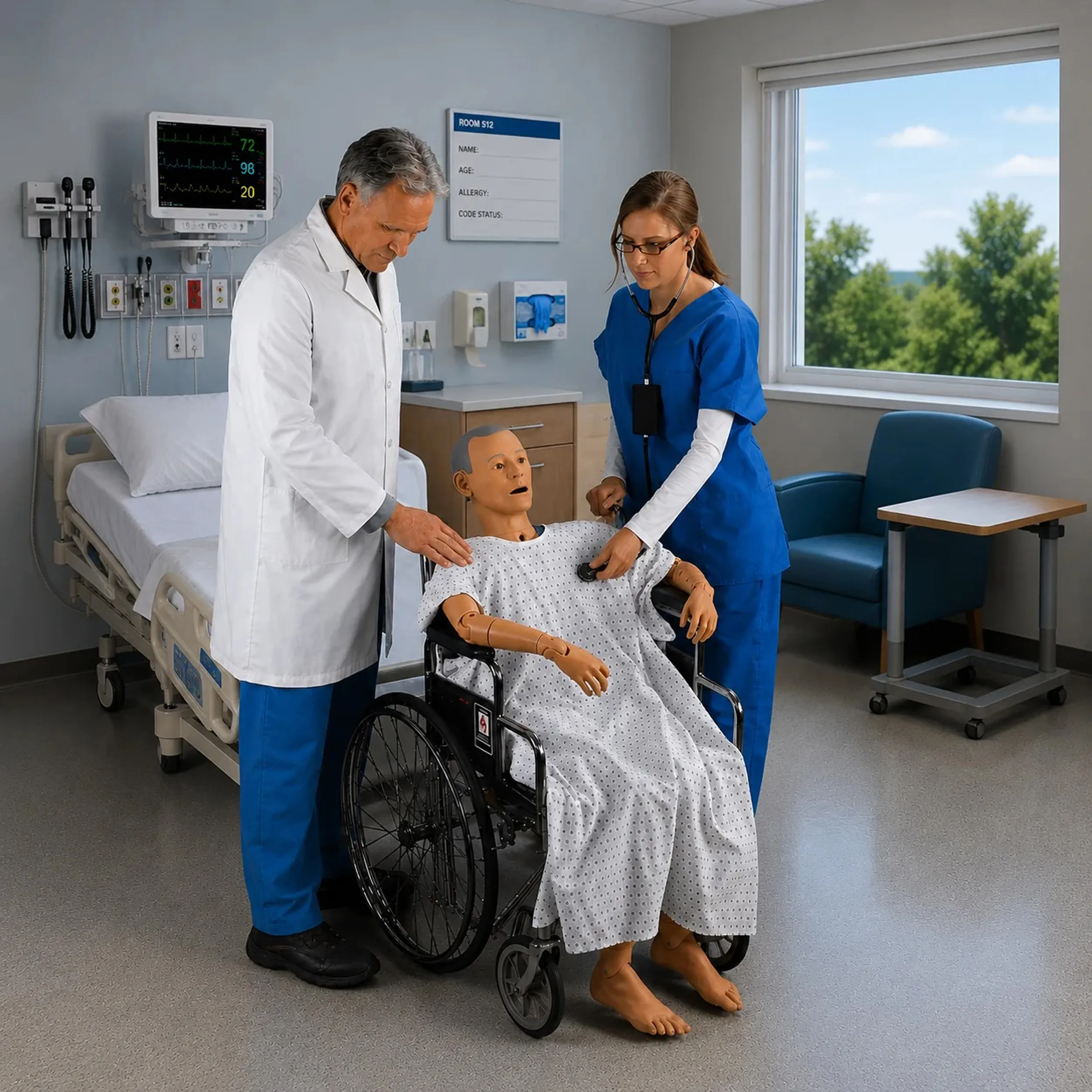 GERi Auscultation Manikin 2.0, Light