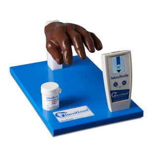 Glucohand® - Digital Glucometer Simulator, Dark