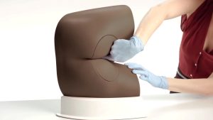 Standard Male Rectal Examination Trainer, Dark
