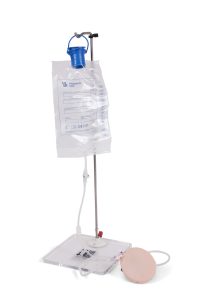 Blood Giving Set With Blood Bag, Luer Lock Tube Adapter and Metal Stand With Base