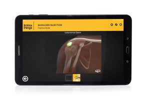 Shoulder Injection Trainer Palpation Guided with Android Tablet, Light