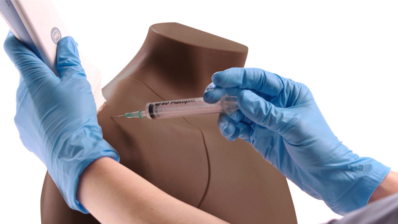 Shoulder Injection Trainer Ultrasound Guided, Dark