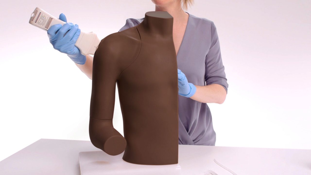 Shoulder Injection Trainer Ultrasound Guided, Dark