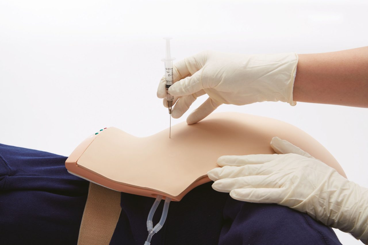 Wearable Buttockmate Type 2 - Intramuscular Injection Simulator, Light