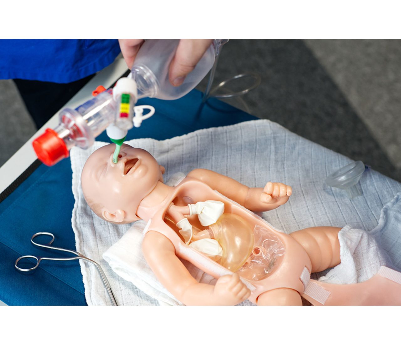 Intubation Phantom of New-Born Baby, Light