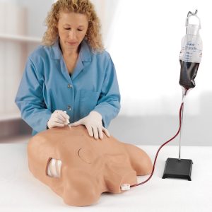 Pericardiocentesis Simulator With Chest Tube and Pneumothorax
