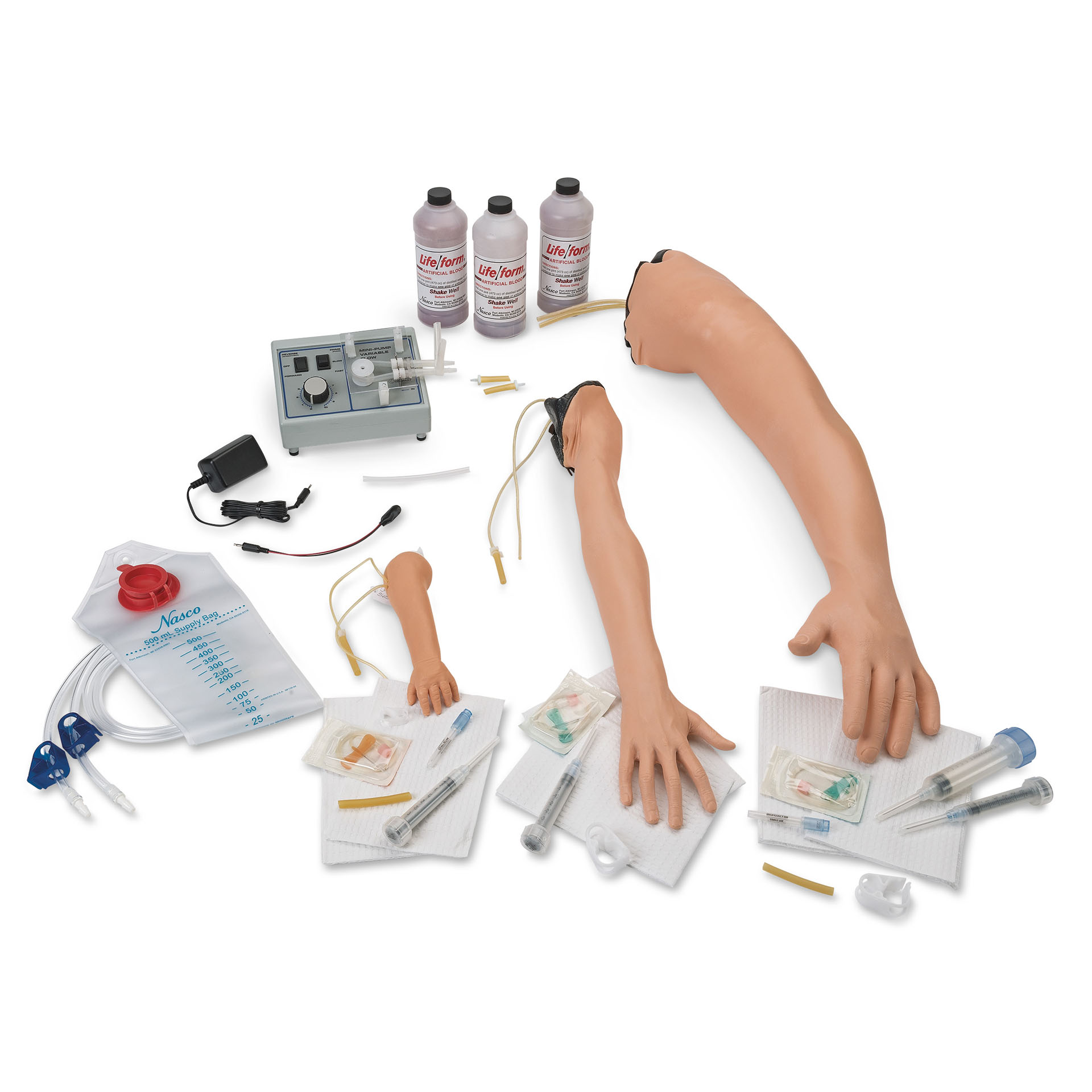 Complete IV Arm and Pump Set